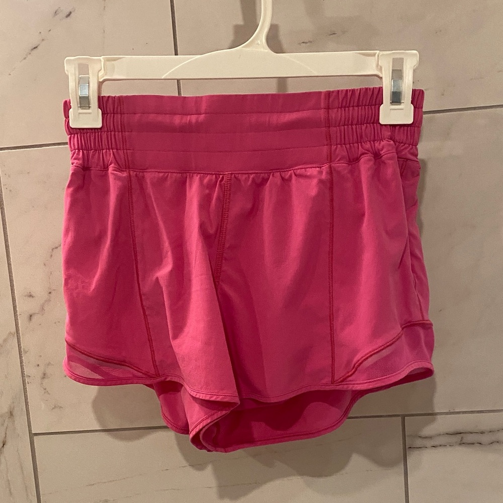 lululemon athletica Hot Pink Athletic Shorts